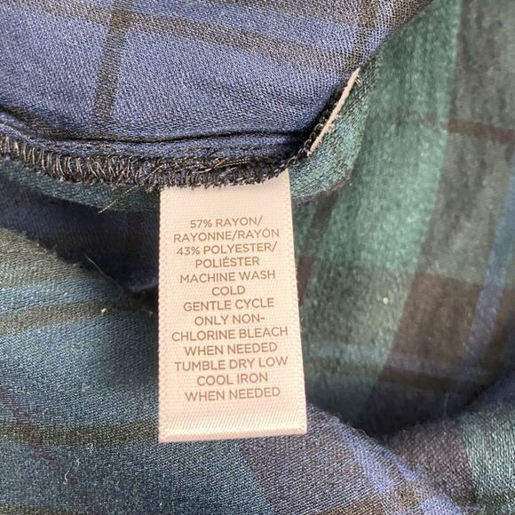 Loft Blackwatch Plaid Softened Shirt - Picture 7 of 8